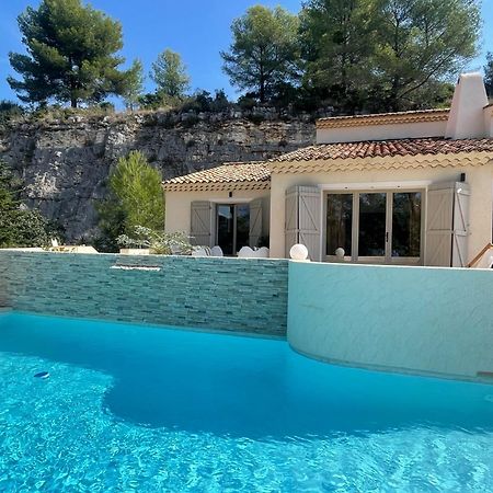La Villa Des Carriers- Maison Avec Piscine Proche Mer Roquefort-les-Pins Luaran gambar