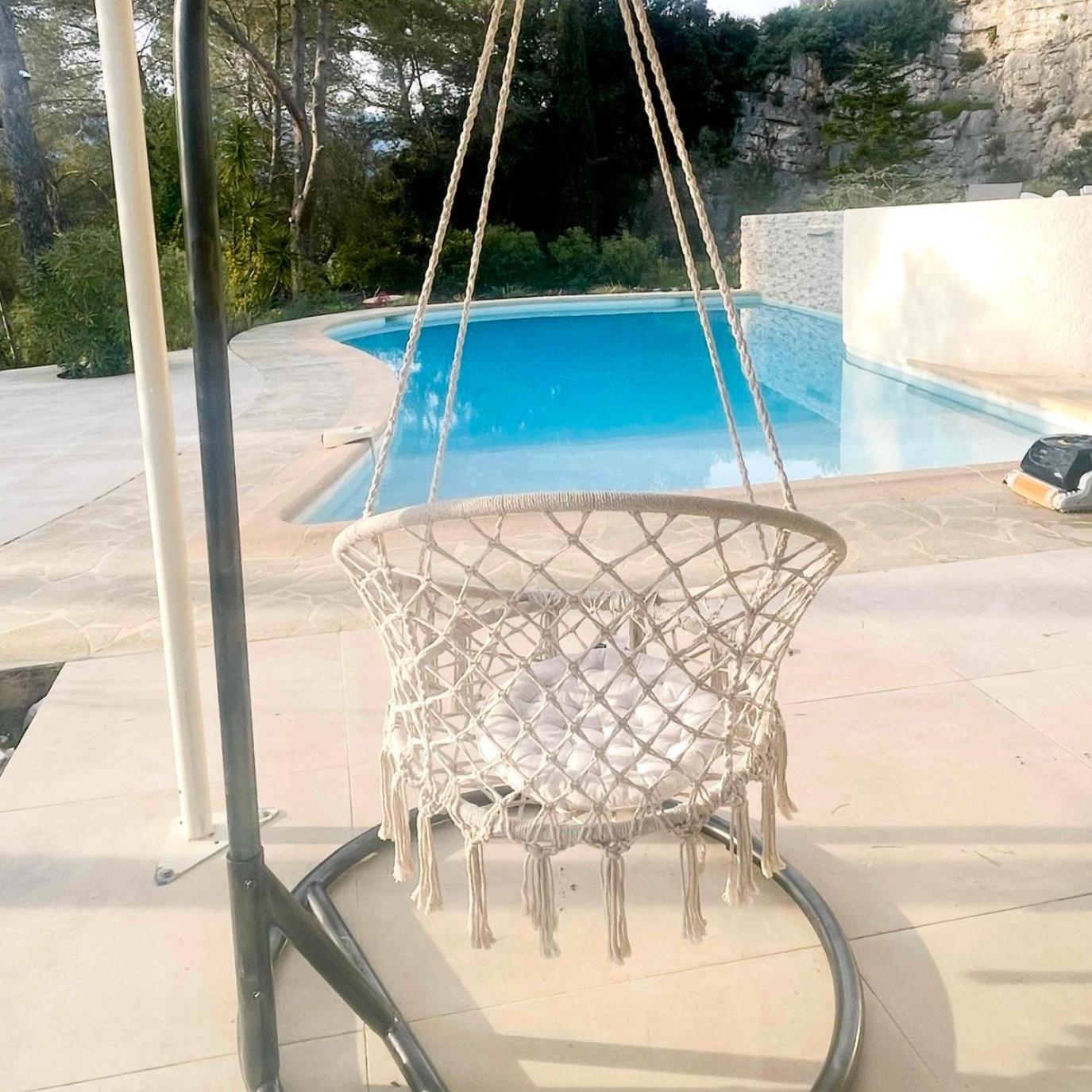 La Villa Des Carriers- Maison Avec Piscine Proche Mer Roquefort-les-Pins Luaran gambar